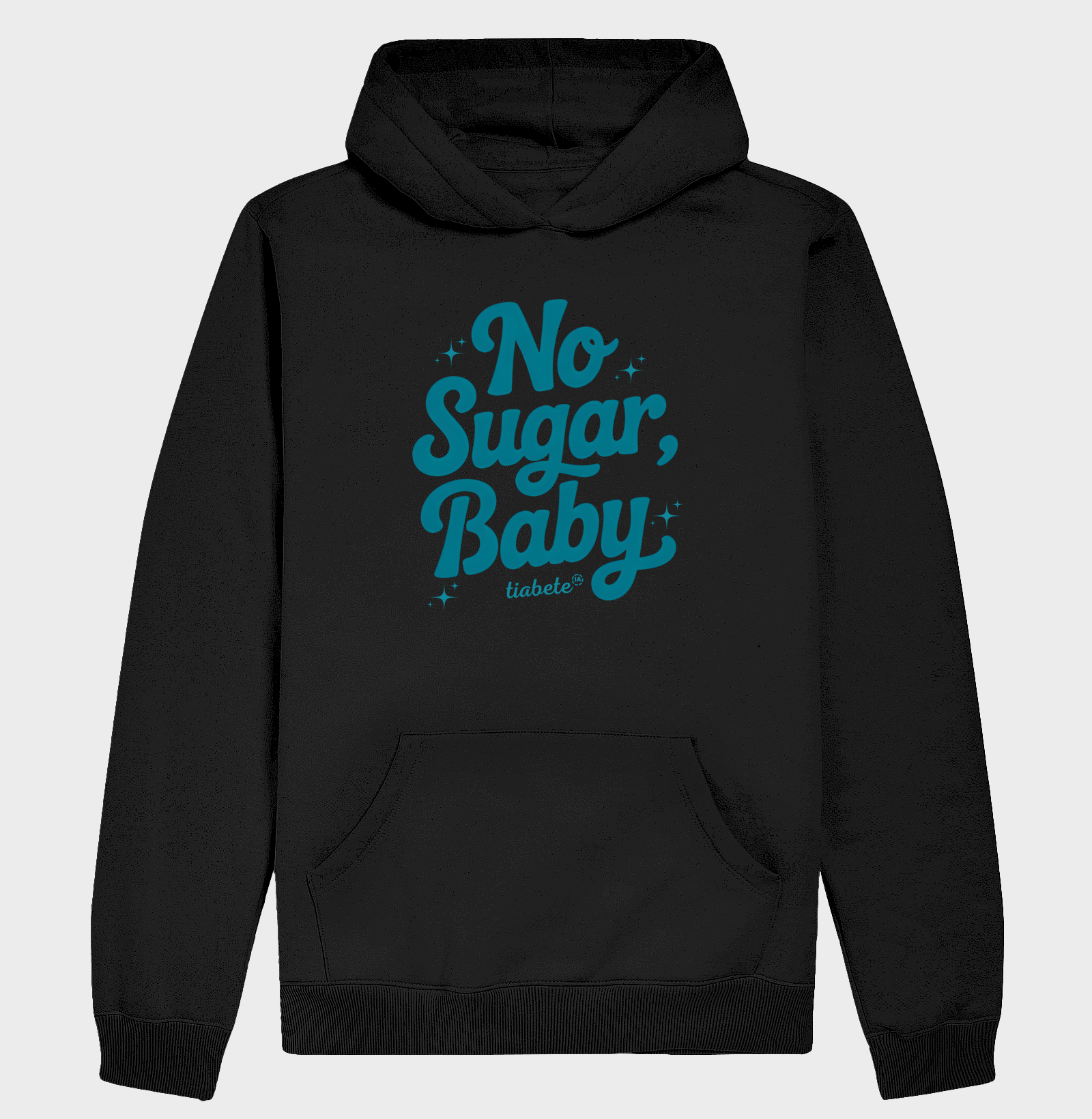 Moletom "No Sugar, Baby" - Tia Bete Veste