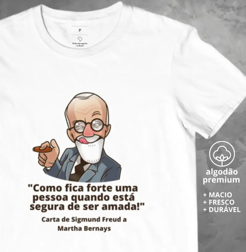 Camiseta Frase de Sigmund Freud