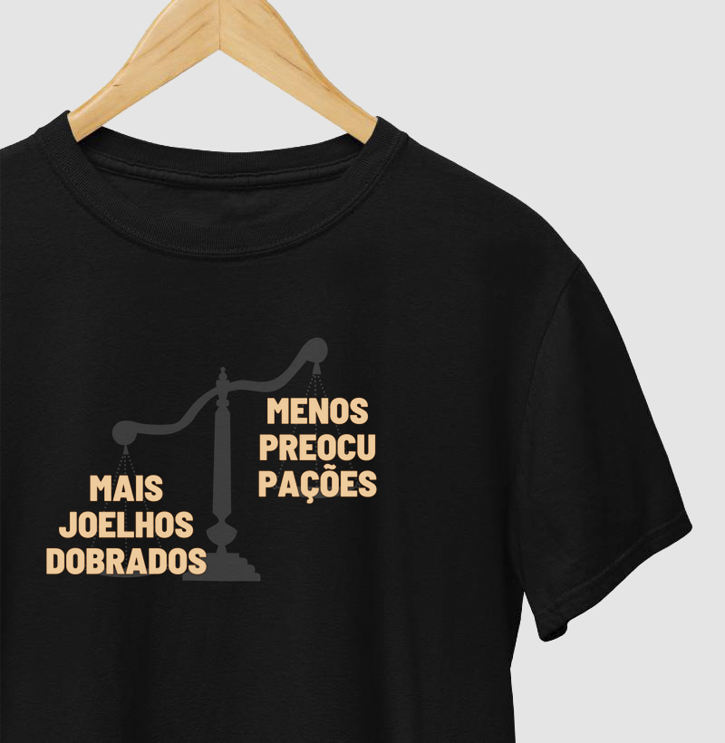 "Mais Joelhos Dobrado Menos Preocupações"
