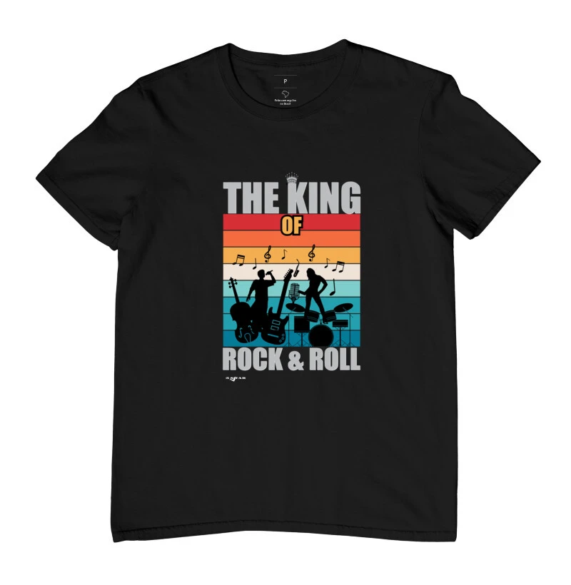 Camiseta The King of Rock&Roll