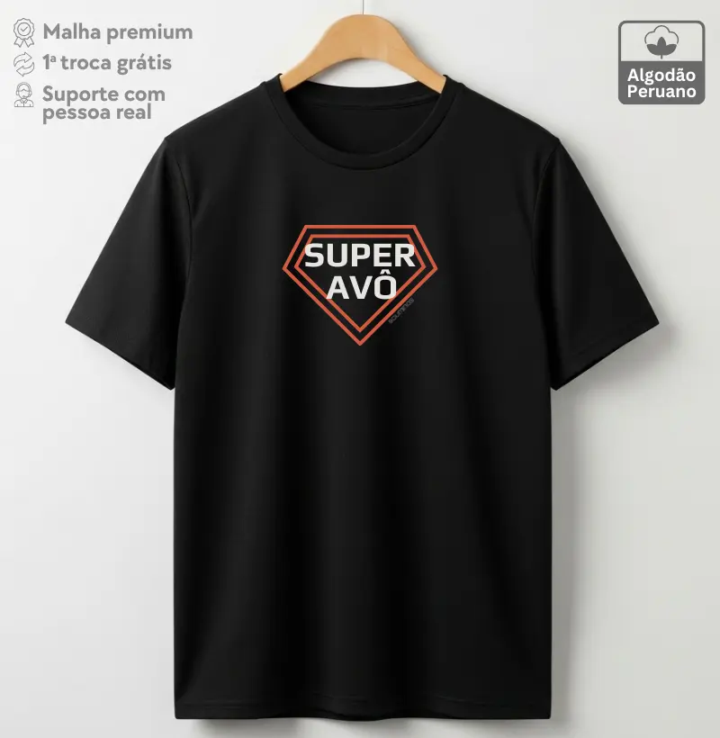 Super avô - Algodão Peruano