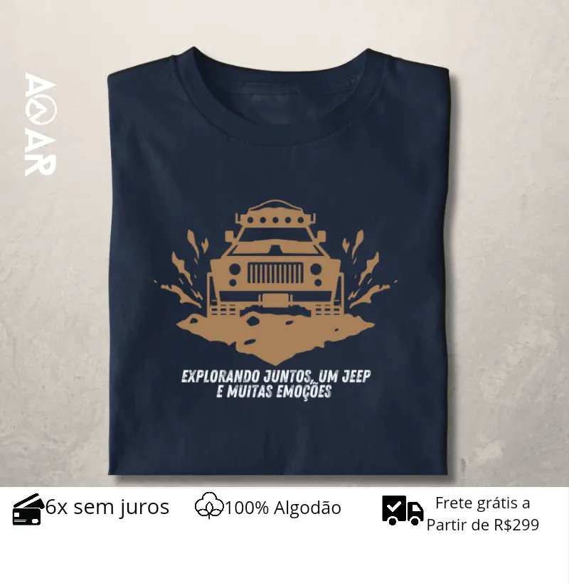 Camiseta Explorando Juntos