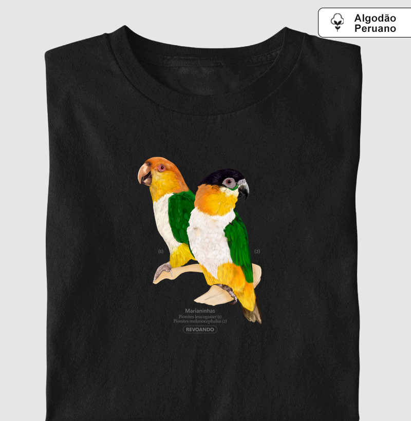 Inky Aves - Marianinhas - Algodão Peruano