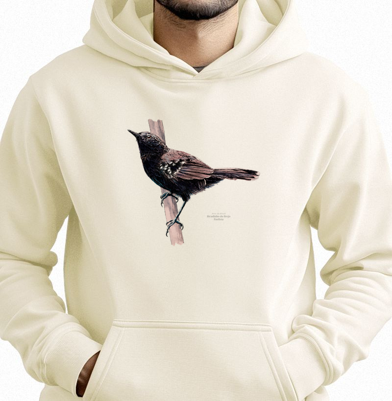 Aves do Brasil - Bicudinho do Brejo Paulista - Moletom Hoodie