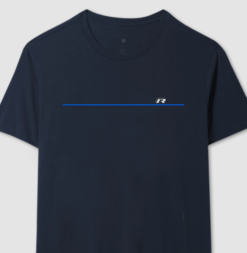 Camiseta R Line Blue Daily Dark