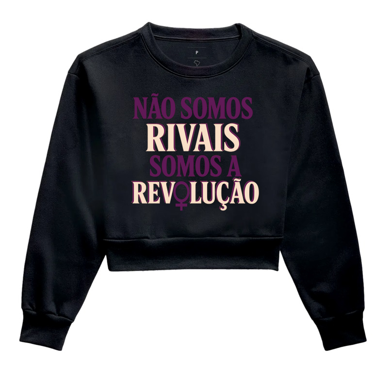 Camiseta Não Somos Rivais Somos a Revolução