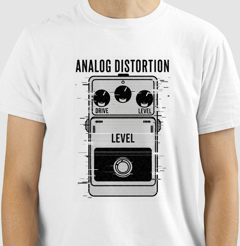 camiseta-rock-analog-distortion-pedal-guitarra