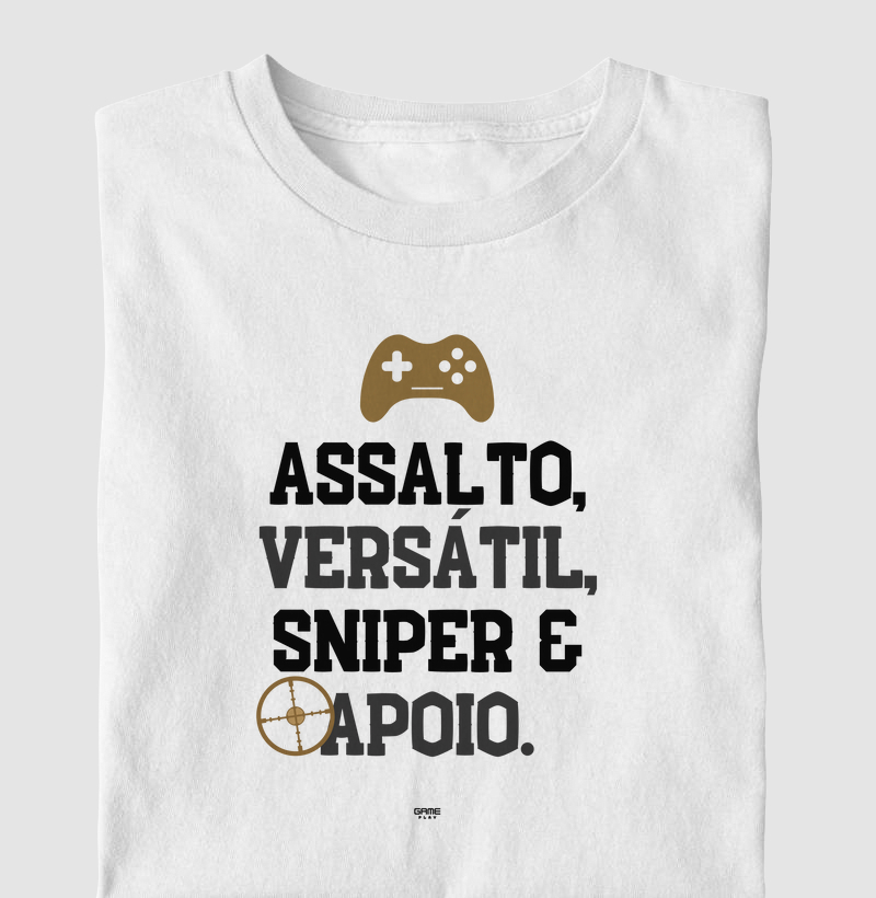 Assalto Versátil Sniper Apoio