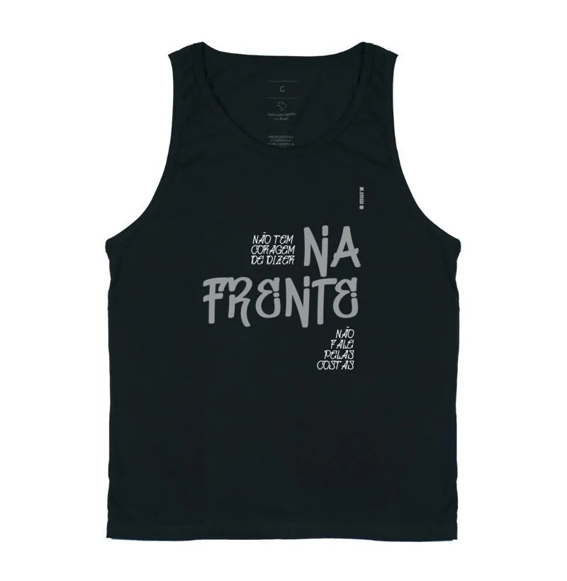 camiseta regata | na frente