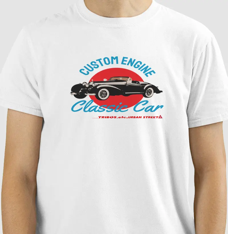 CAMISETA RESERVA.INK MASCULINA E FEMININA TRIBOS.etc OF ROADS CLASSIC CAR CUSTOM