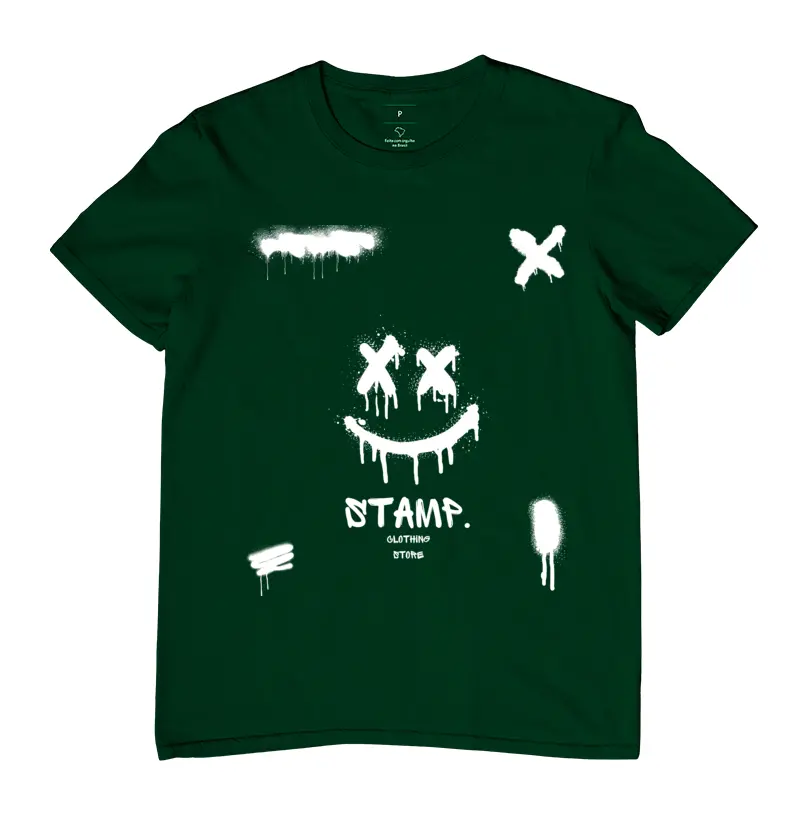 CAMISETA STAMP. GRAFITE - MASCULINO