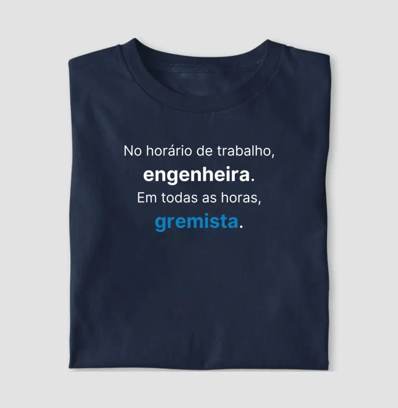 Engenheira e gremista