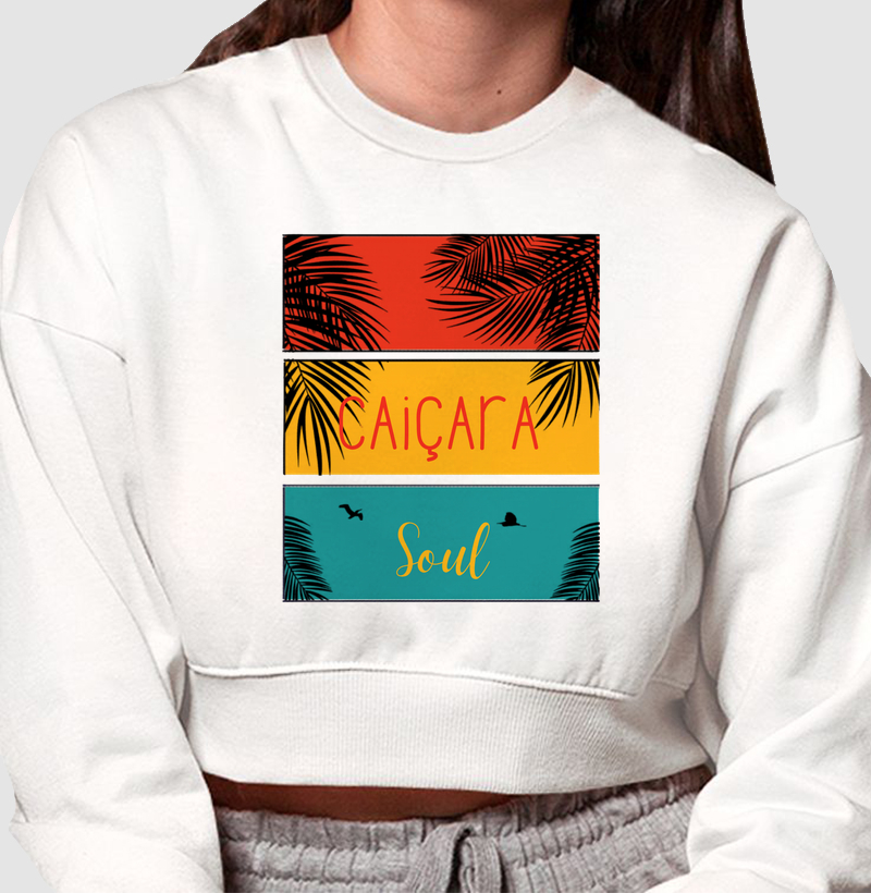 Moletom Cropped C.S Vibes 