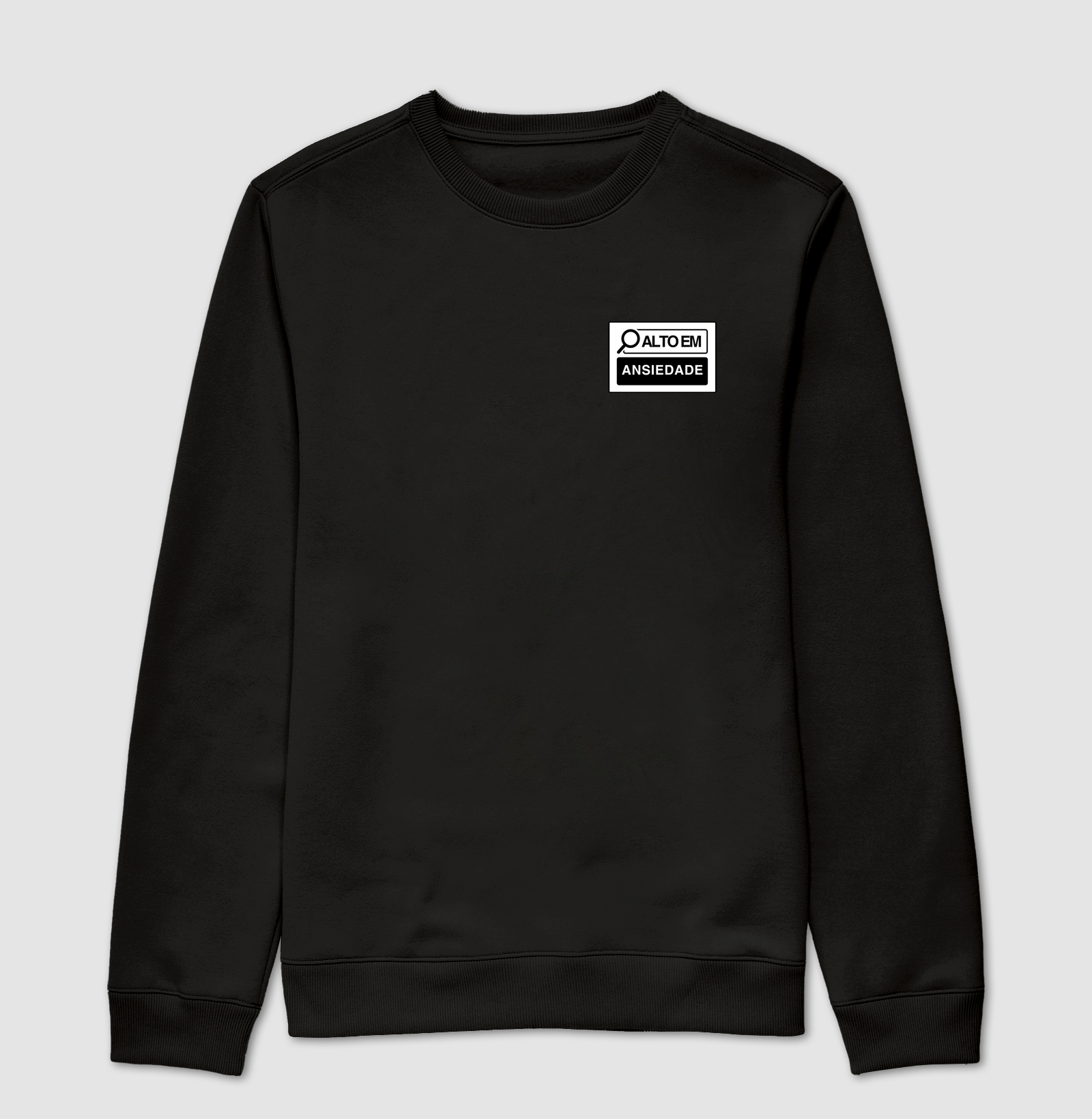 Suéter Moletom Alto em - Ansiedade
