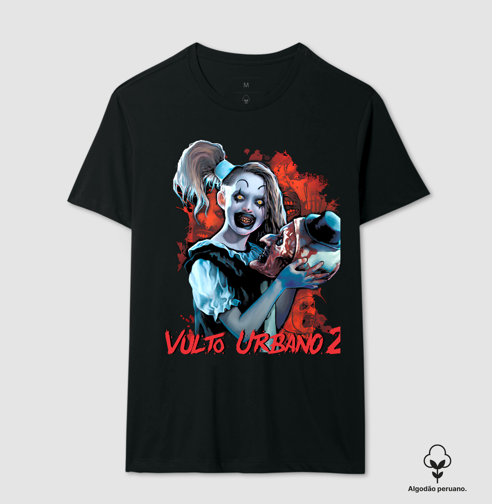 Camiseta Terrifier 2 Heart Stopper Vulto Urbano