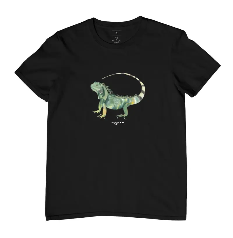 Camiseta Lagarto Aquarela
