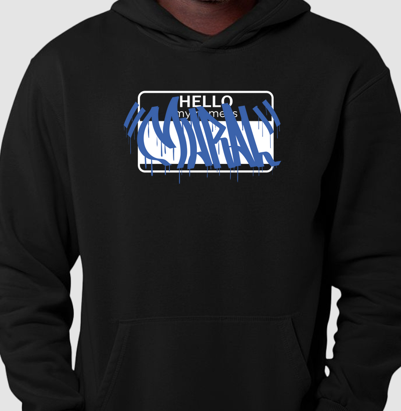 Mural "My Name Is" Azul