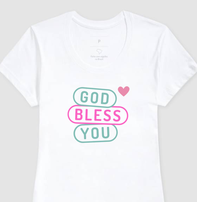 T-shirt Abençoada 