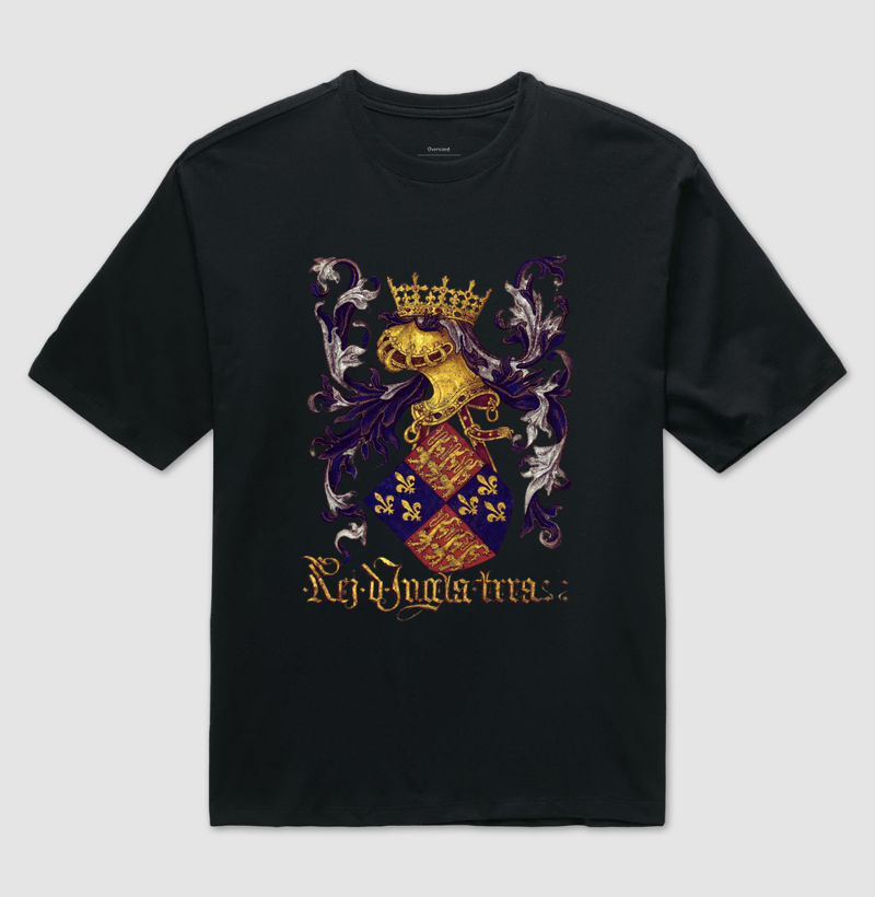 Camiseta Brasão de Armas da Inglaterra (séculos XV e XVI)