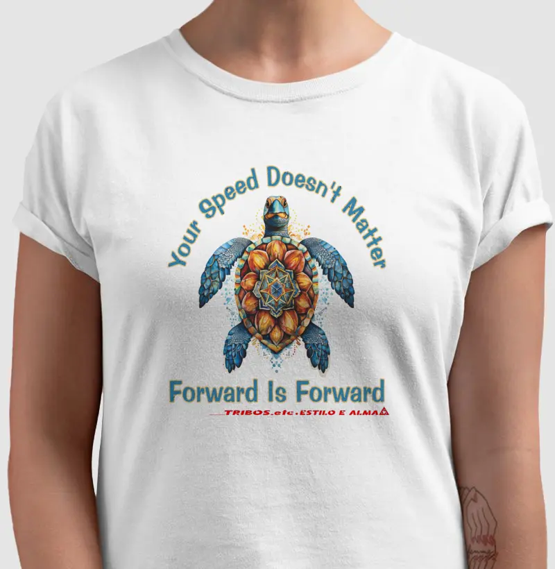CAMISETA RESERVA.INK MASCULINA E FEMININA TRIBOS.etc YOGA YOUR SPEED DOESN´T