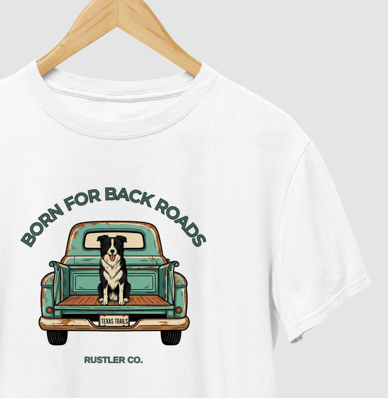 Born for Back Roads – Texas Trails (100% Algodão)
