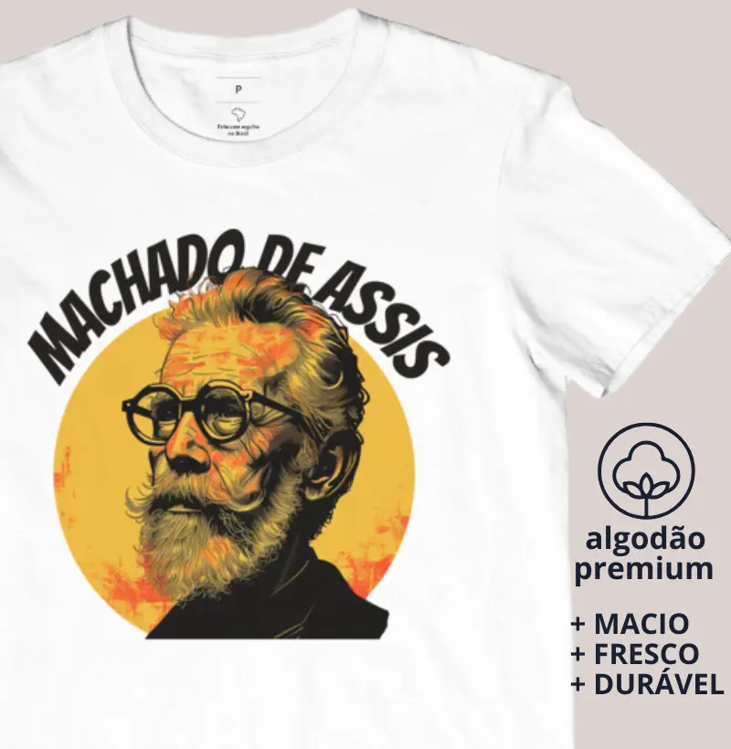 Camiseta Machado de Assis