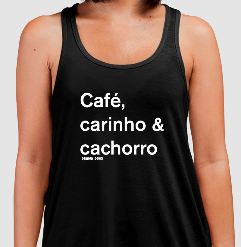 Café, carinho & cachorro