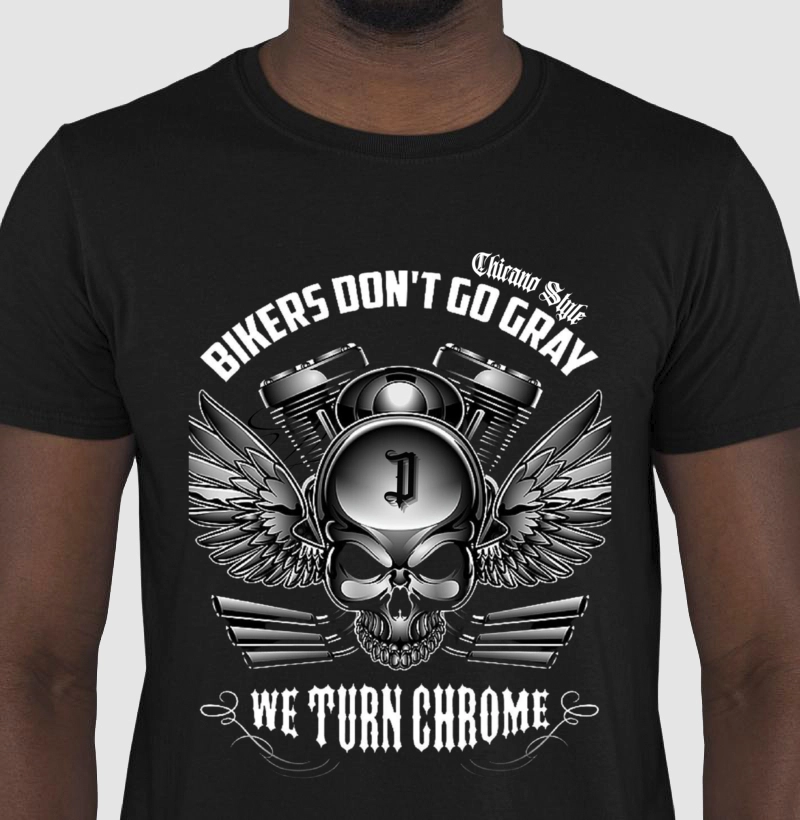 Camiseta Bikers Turn Chrome