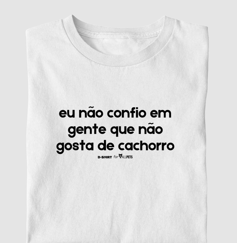 não confio