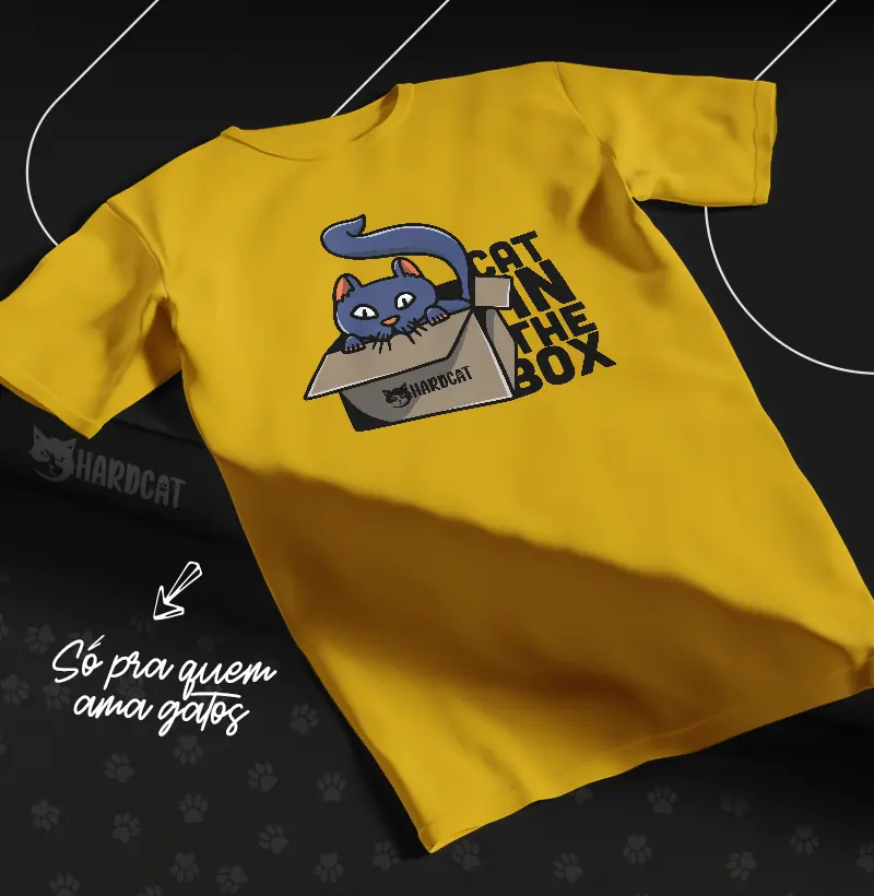 Camiseta Cat in the Box
