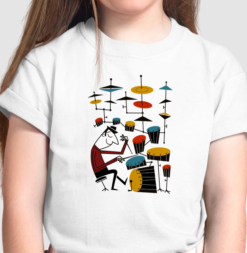 The Mid-Century Jazz Drummer