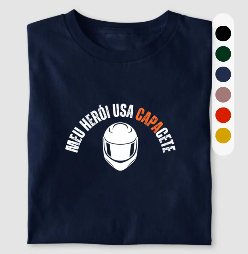 Meu herói usa capacete