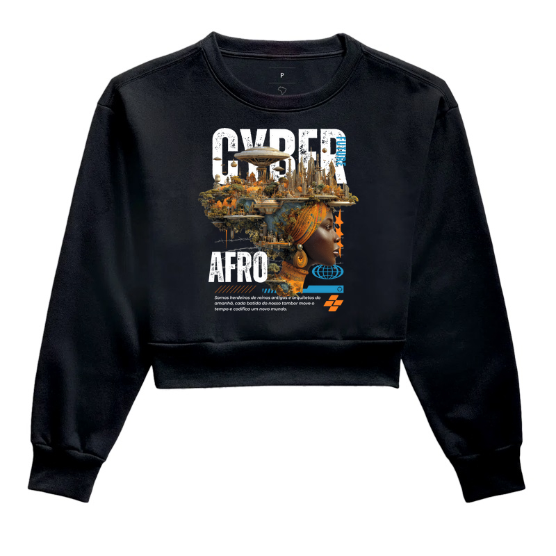 Cropped Moletom Wakanda