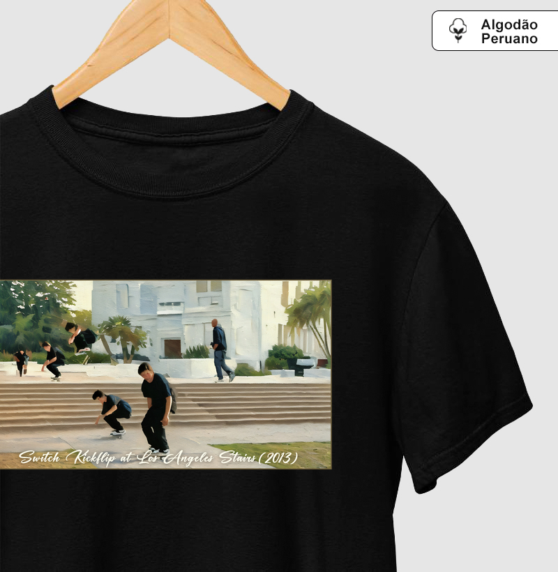 Switch Kickflip at LA Stairs