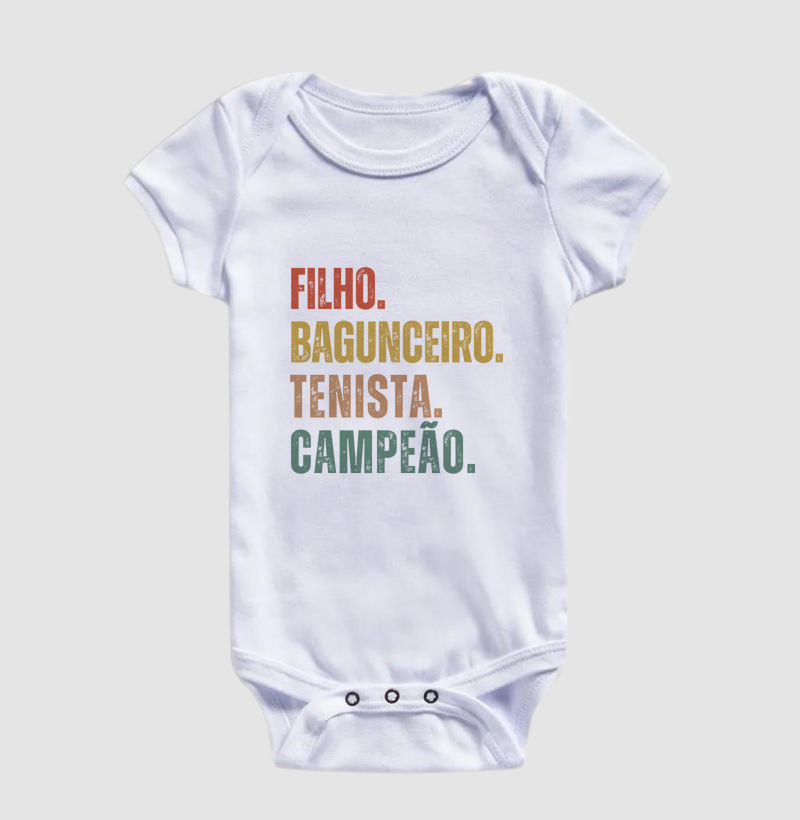 FILHO. BAGUNCEIRO. TENISTA. CAMPEÃO