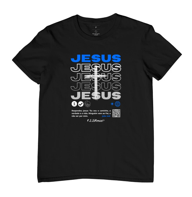 Eu sou o caminho, a verdade e a vida (azul) - João 14:6