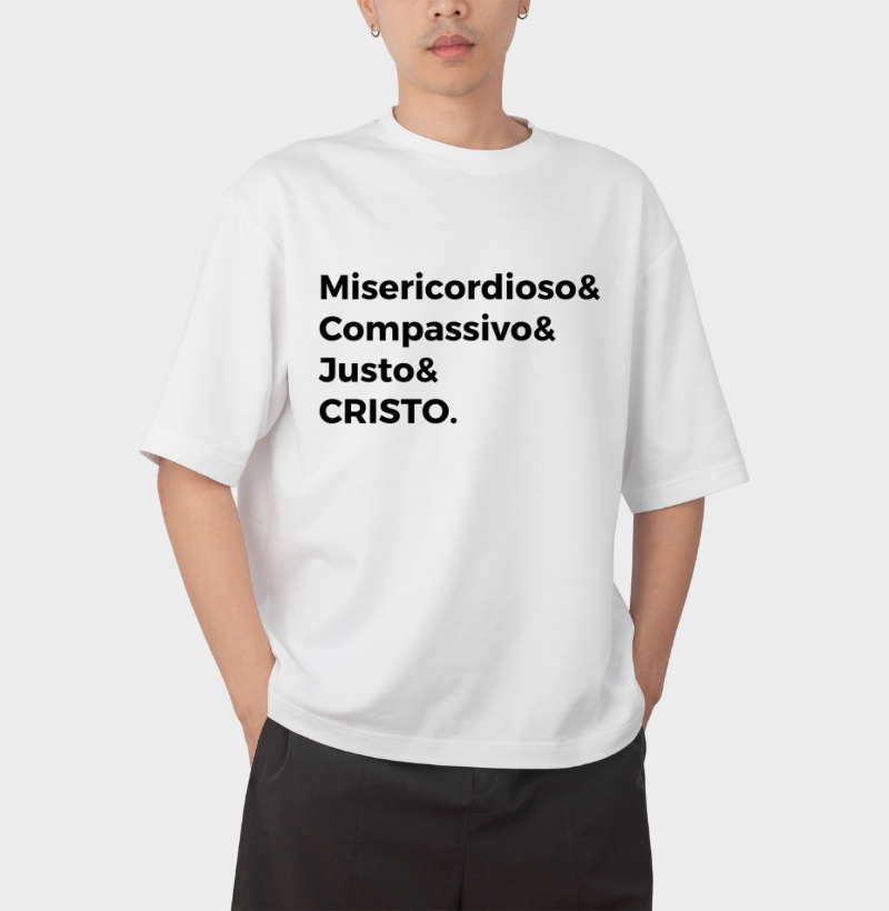 CAMISETA OVERSIZED -  &CRISTO