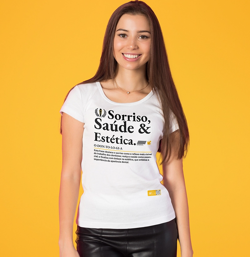 Camiseta Odontologia Sorriso