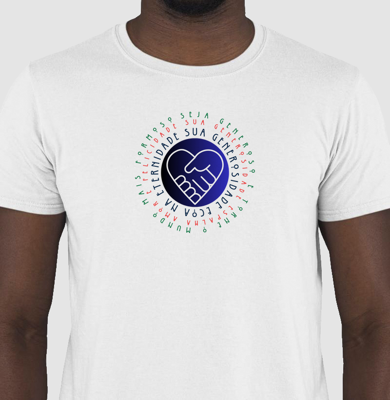 Estampa Generosidade Ecoa - Branco Masc.