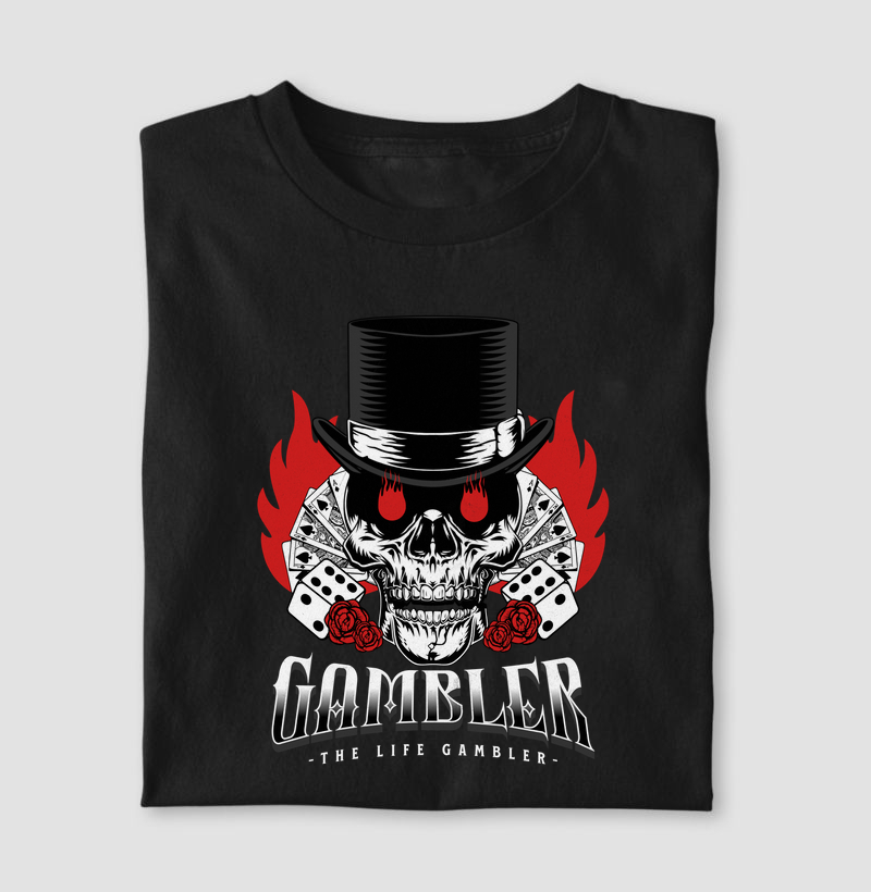 Camiseta "The Life Gambler"