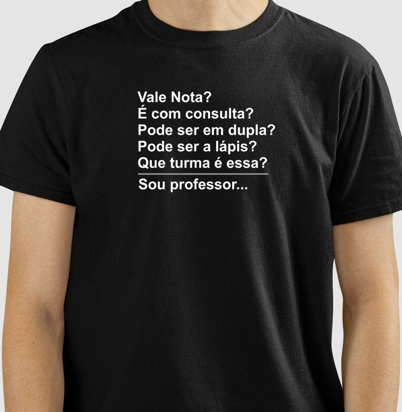 SOU PROFESSOR...