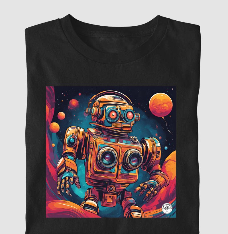 Camisetas / Imagens Criativas / Robô Câmera 3