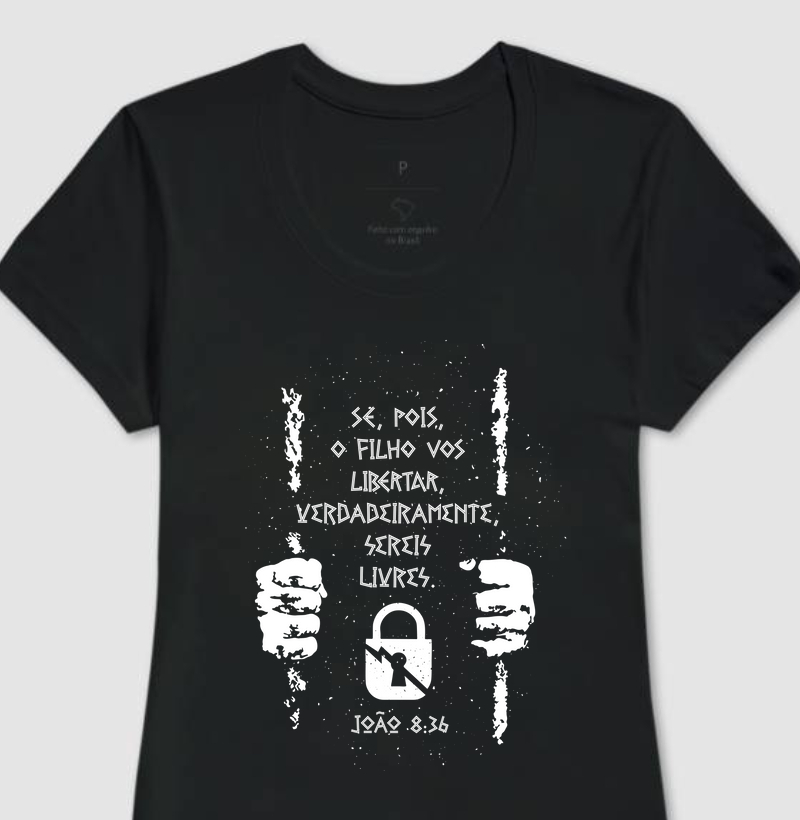 Camiseta Feminina Sereis Livres