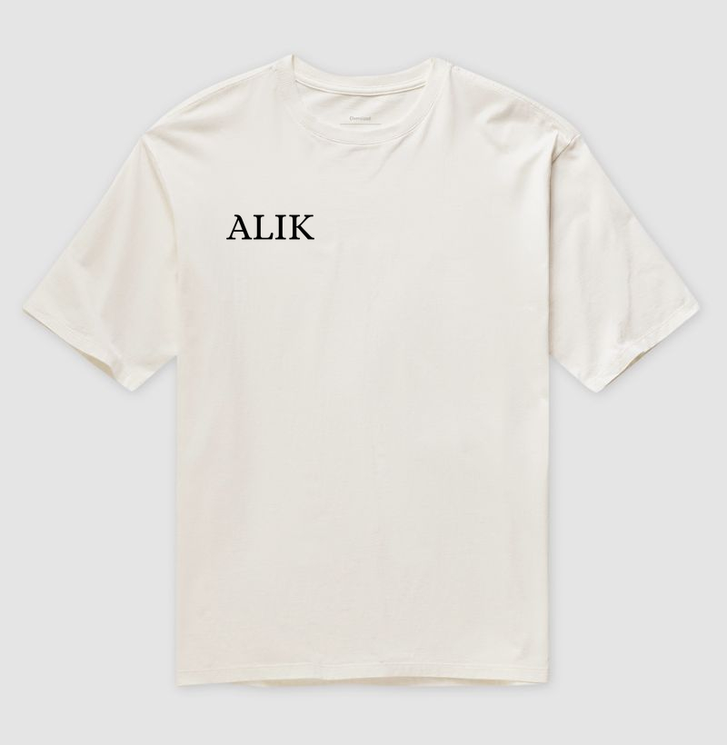 Camiseta oversized Alik Basic