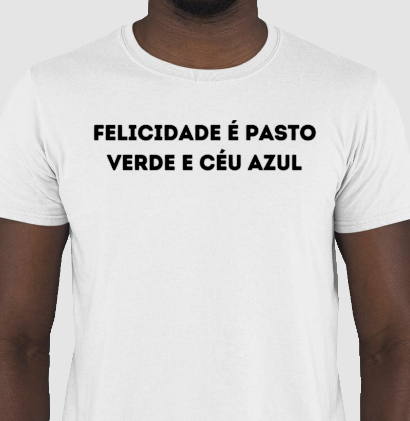camiseta homem do campo