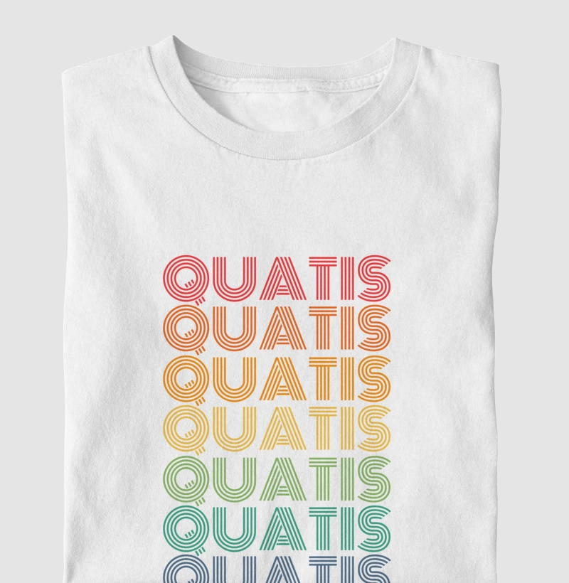 Quatis Letreiro Retrô