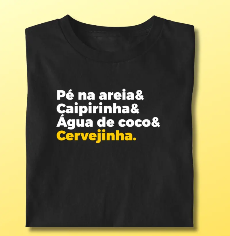 Pé na areia, Caipirinha, Água de coco & Cervejinha