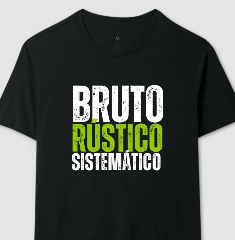 Bruto Rústico Sistemático - Algodão 30.1 
