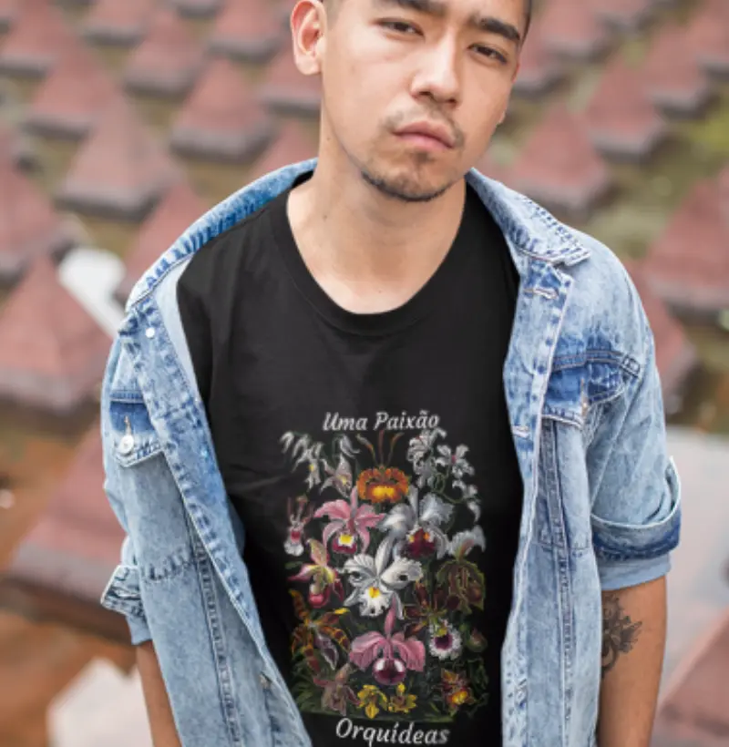 Camiseta Uma Paixão, Orquídeas