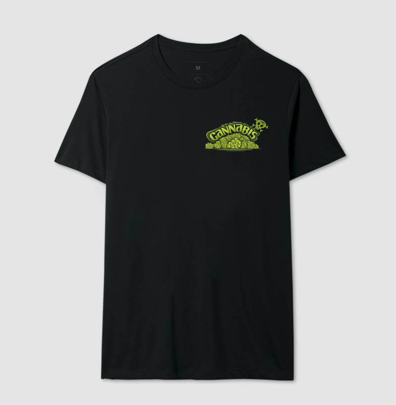 Camiseta basica drop hard cannabis